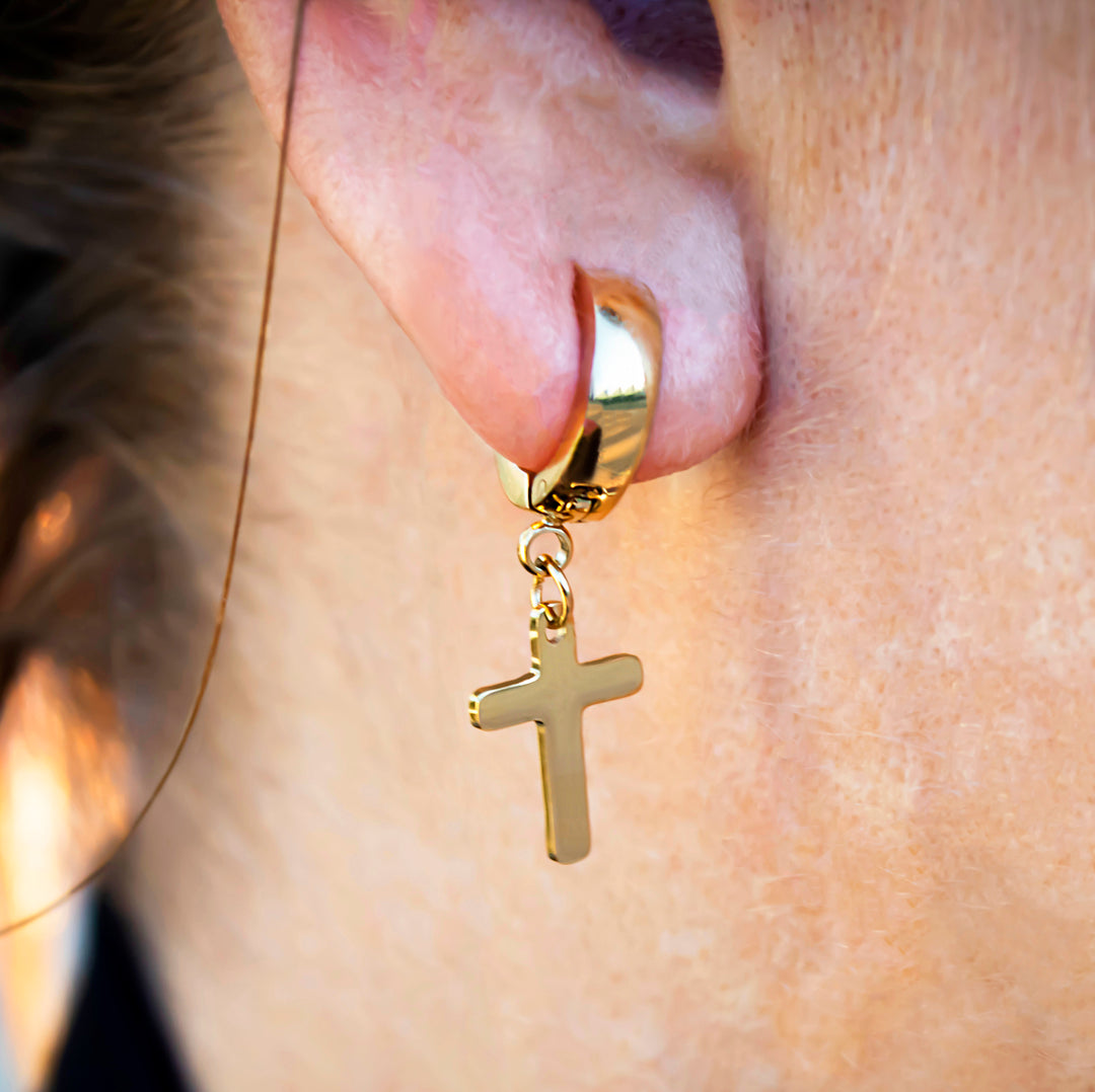 CROSS EARRINGS – ETERNAL LUXURY